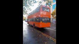 Preserved Strathclyde Buses Volvo Ailsa A735PSU departing Buchanan station operating a shuttle run [upl. by Esimaj]