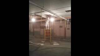 Baker scaffold fail ASBESTOS ABATEMENT [upl. by Anomahs]