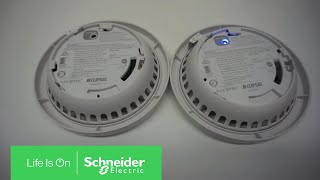 How to Interconnect a Smoke Alarm 755LPSMA4  Schneider Electric Support [upl. by Howarth]