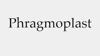 How to Pronounce Phragmoplast [upl. by Forland]