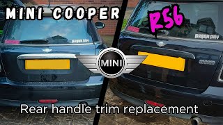 Mini Cooper R56 Rear Hatch Handle Replacement [upl. by Dania]