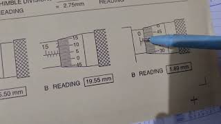 Micrometer reading in tamil  How to take reading in micrometer [upl. by Yrrum]