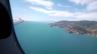 Gazipaşa Havalimanına iniş  Landing to Gazipaşa Airport with Turkish Airlines [upl. by Niltiac]