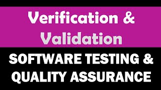 Verification amp Validation  Software Testing amp Quality Assurance  STQA IPU IP 7 sem hindi complete [upl. by Alston]