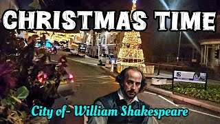 City of William Shakespeare in Christmas time uk [upl. by Amliw]