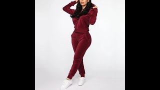 velour women tracksuit [upl. by Oznecniv]