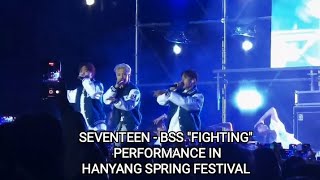 SEVENTEEN  BSS quotFIGHTINGquot PERFORMANCE IN HANYANG SPRING FESTIVAL booseoksoonsvthanyanguniversity [upl. by Yenot]