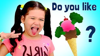 Do You Like Broccoli Ice Cream  Songs for Kids Nursery Rhymes [upl. by Akcirderf380]