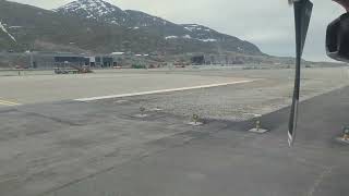 Landing in Nuuk Greenland 10 July 2023 [upl. by Geralda884]