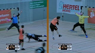 Handball ist cool Tolle Paraden von beiden Torhütern innerhalb von 8 Sekunden … [upl. by Woodsum]