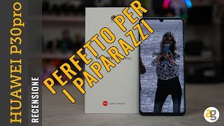 Recensione HUAWEI P30pro perfetto per i PAPARAZZI Zoom 50x [upl. by Ress]