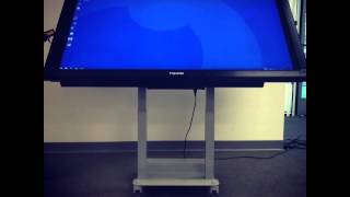 Prowise interactive flat panel with height adjustable lift system [upl. by Remoh340]