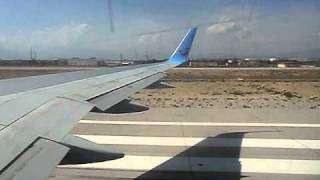 HD Very Heavy takeoff Antalya TuiFly Nordic Boeing 757 [upl. by Eillom]