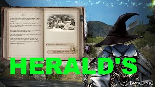 Heralds Journal Book 3  BLACK DESERT ONLINE [upl. by Fernand]