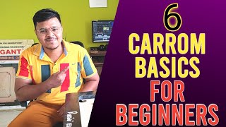 6 Carrom Board BASICS for Beginners  Strike amp Pocket [upl. by Webber817]