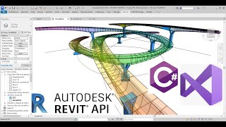 Revit API  Puente CSB Puente por volados sucesivos Cantilever segmental box [upl. by Hadeehsar]