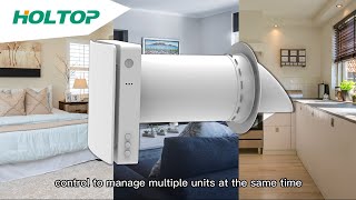 The Ultimate Decentralized Ventilation with Heat Recovery  Single Room ERV 20 [upl. by Rawden]