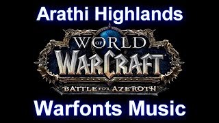 Stromgarde Warfront Music  Arathi Highlands Warfronts Music Complete  Battle for Azeroth Music [upl. by Tadashi]