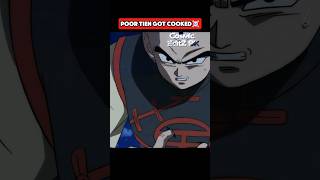 Poor Tien got cooked☠️ dbs dbz dragonball goku gohan anime animeedit trending viral shorts [upl. by Lyrej]