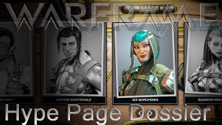 Warframe 1999 Hype Page Dossier [upl. by Ainegul428]