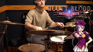 Melty Blood Actress Again Current Code  Rhythmical Bustle Drum Cover [upl. by Avika]