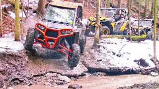 Scenic SxS Trail Ride in the Canadian Wilderness  Polaris RZR XP vs CanAm Maverick X DS Offroading [upl. by Yeldua]