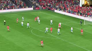 Danmark  My reactions and comments gameplay EA Sports FC 24 [upl. by Lekar818]