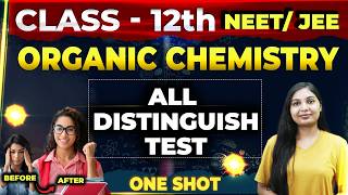 Class 12 Chemistry  All Distinguish Test  Organic Chemistry [upl. by Garate383]