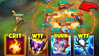 So Brand passive can CRIT in Season 14 and its a little broken BURN FROM FULL HP [upl. by Neelrihs]