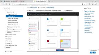 How To  Deploy Azure Web App with FTP [upl. by Sibell]