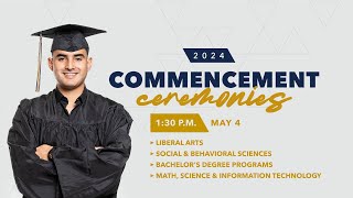 Spring Commencement Live Stream  May 4 2024  130 pm [upl. by Atauqal]