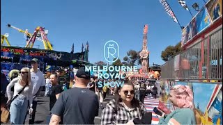 Melbourne Royal Show 2022  Rides  Walkthrough [upl. by Ahsela]