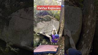 Halifax Explosion V23 climbed by Richer Larivière valdavidbouldering bouldering [upl. by Kelula]