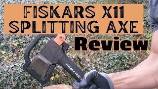 Fiskars X11 Splitting Axe Review amp Demonstration [upl. by Lobiv]