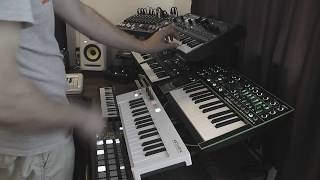 Electronic Music  Arturia Roland Korg Behringer Keystep Novation Mininova Streichfett Beatstep Pro [upl. by Lrub818]