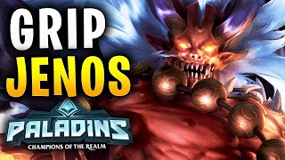 JENOS VOID GRIP LOCK KILLS  Paladins Gameplay Build [upl. by Dnamra]