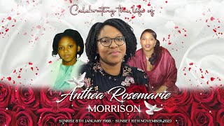 Celebration service for the life of Anthea Rosemarie Morrison [upl. by Anatnas]