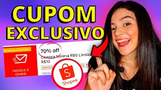 ðŸ”´ ALERTA CUPOM SHOPEE EXCLUSIVO PARA PRIMEIRA COMPRA 70 DE DESCONTO [upl. by Heater976]