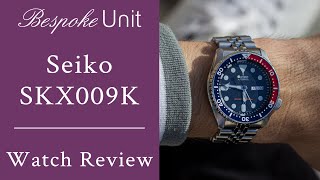 Seiko SKX009K2 Review  Pepsi Seiko Diver On Jubilee Bracelet [upl. by Hyman]