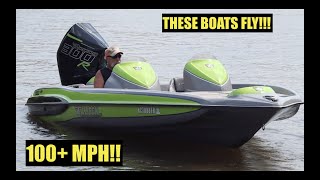 RIDING IN SOME OF THE FASTEST HIGH PERFORMANCE BASS BOATS IN THE WORLD ALLISON PERFORMANCE BOATS [upl. by Bull]