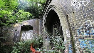 Abandoned platforms of Highgate Underground Station [upl. by Ritch]