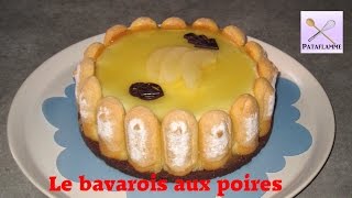 La recette du bavarois à la poire 🍐​ Simple et rapide [upl. by Catharina]