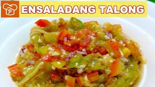 How to Make Ensaladang Talong  Pinoy Easy Recipes [upl. by Felicle319]