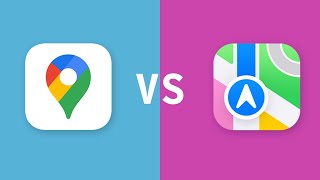 Google Maps vs Apple Maps [upl. by Aianat]