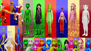 💥 LIVE 💥 Dame tu cosita NEW video Vs PatiLa Vs Shrek Vs Kitty Vs WedNesDay Vs Bad Santa🔥alien dance [upl. by Virgel638]