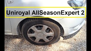 2letnie całoroczne  Uniroyal AllSeason Expert 2  Rain Tyre Dacia [upl. by Livingston]