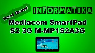 Tablet Mediacom SmartPad S2 3G MMP1S2A3G Virus Errore  Hard Reset [upl. by Gerhard]