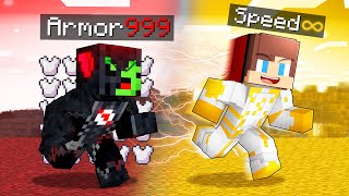 GodSpeed Hunter VS Black FLASH Speedruner  JJ and Mikey in Minecraft Maizen [upl. by Makell798]