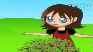 Here We Go Round the Mulberry Bush  Animated Nursery Rhymes amp Songs With Lyrics For Kids [upl. by Rhianon]