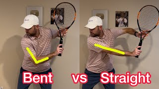 The BEST Way To Prepare For a ONE HANDED Backhand Tennis Technique Explained [upl. by Clerc]